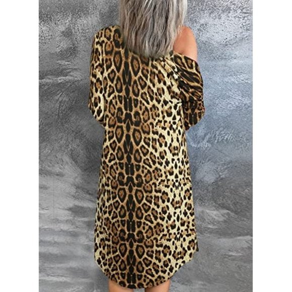 womens Fashion Casual Open Front Printed Cardigans Sweaters - Picture 2 of 5